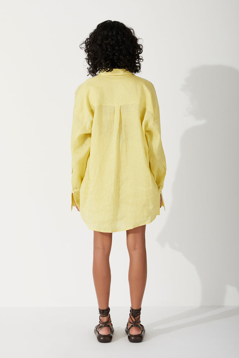 Zulu & Zephyr Citrus Linen Shirt