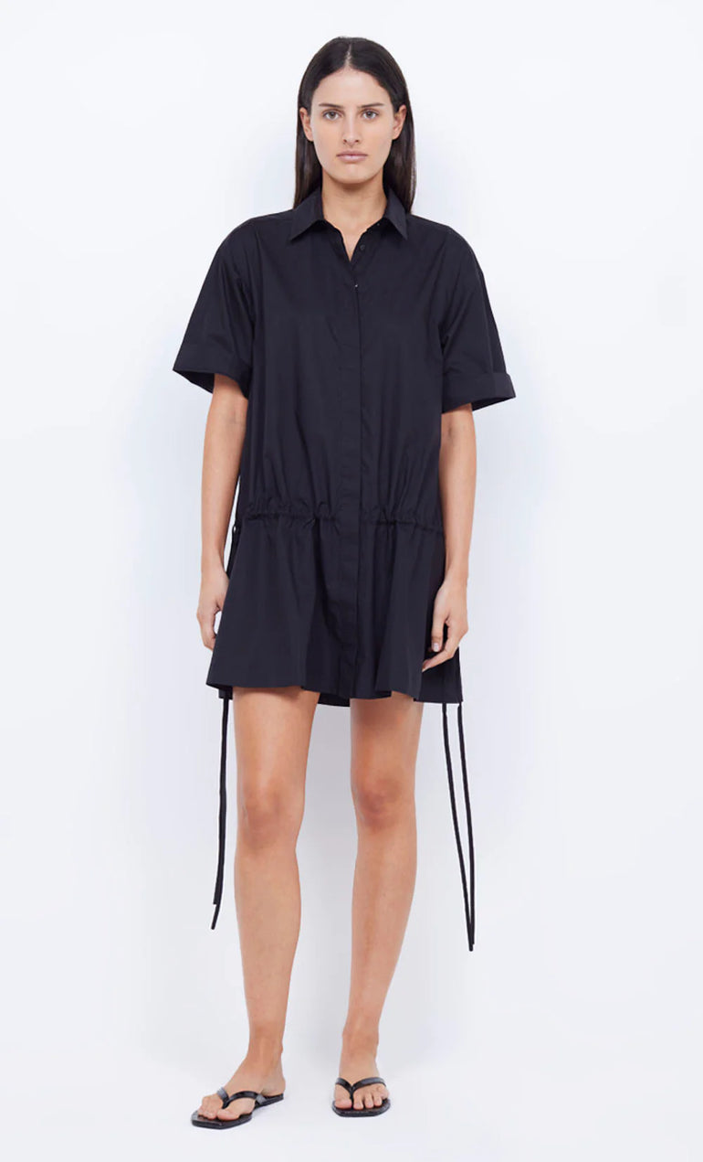 Bec & Bridge Lennox Shirt Mini Dress Black