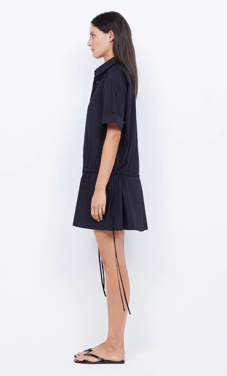 Bec & Bridge Lennox Shirt Mini Dress Black