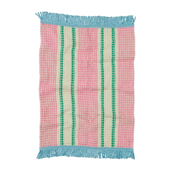 Sage X Clare Tishy Waffle Hand Towel Dahlia
