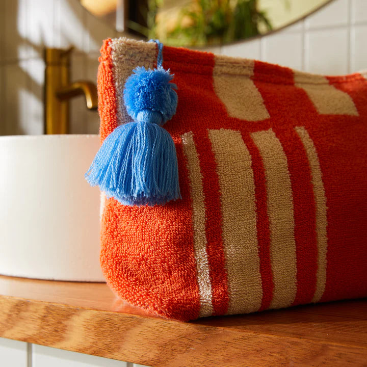 Sage X Clare Fresno Terry Pouch Paprika