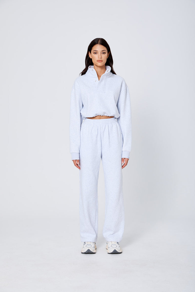 Atoir x Rozalia The Straight Leg Track Pant Grey Marle