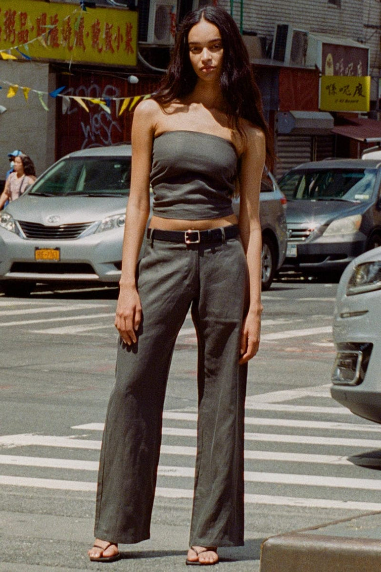 Faithfull The Brand Rossio Pant Charcoal