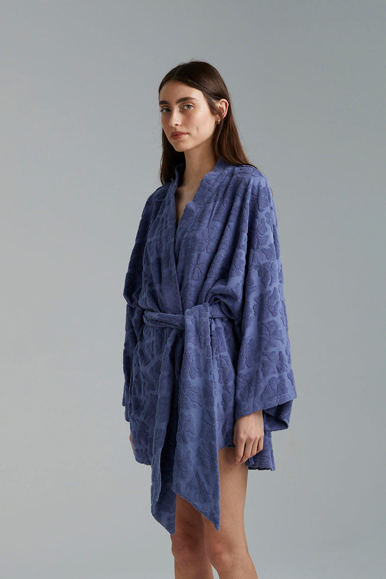 Summi Summi Terry Robe Blu