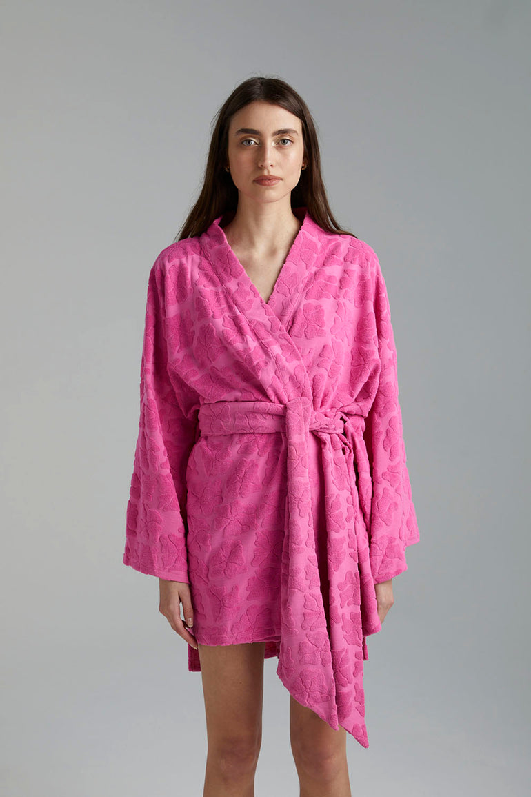 Summi Summi Terry Robe Pink
