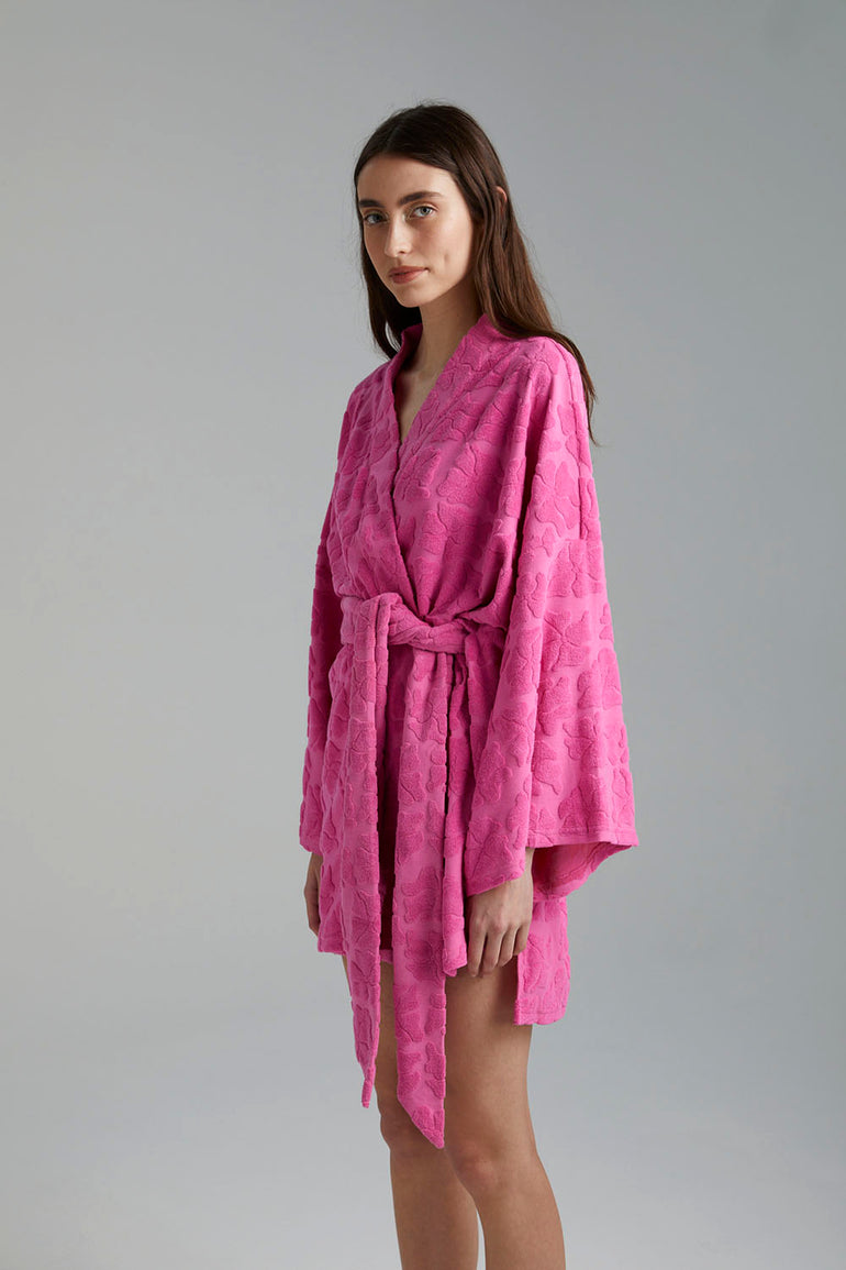 Summi Summi Terry Robe Pink