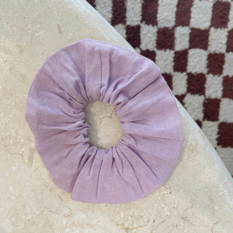 La Bohème Girls Tropical Violet Scrunchie