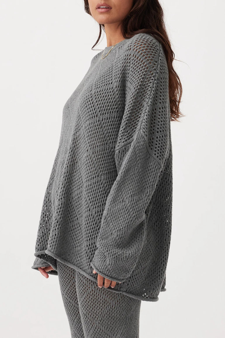 Arcaa Ezra Sweater Dark Grey Marle