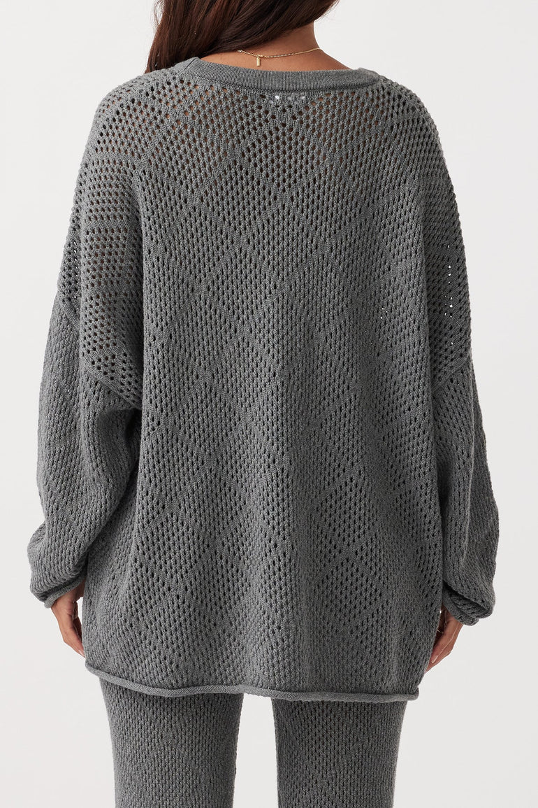 Arcaa Ezra Sweater Dark Grey Marle