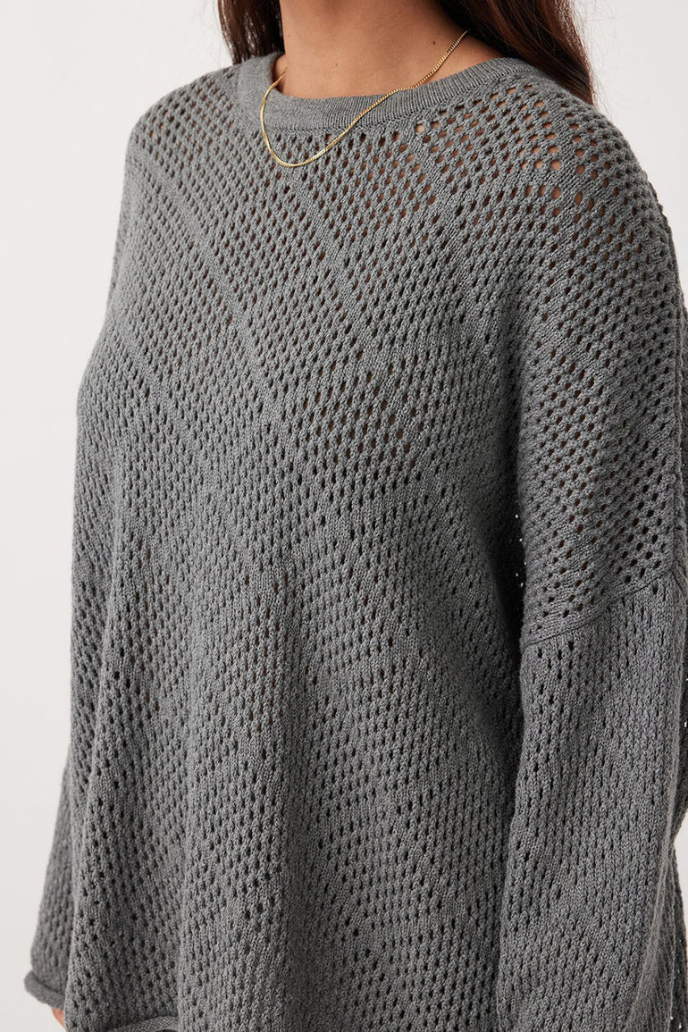 Arcaa Ezra Sweater Dark Grey Marle