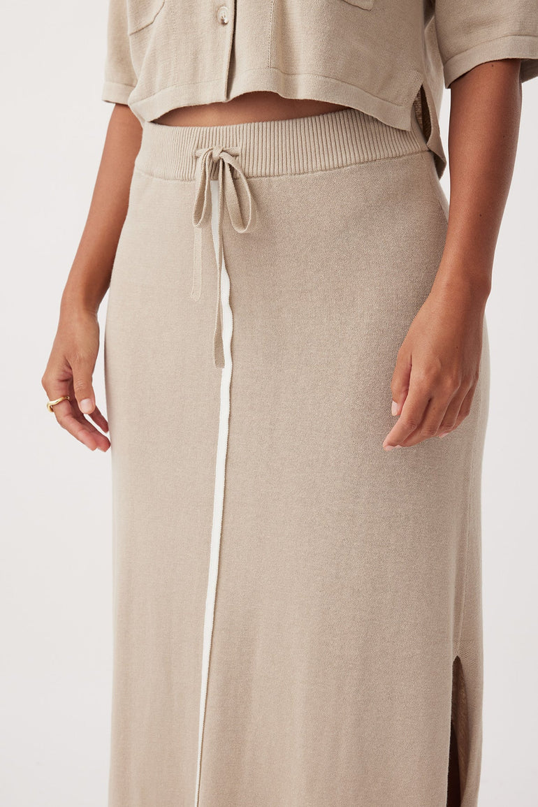 Arcaa Quinn Skirt Taupe