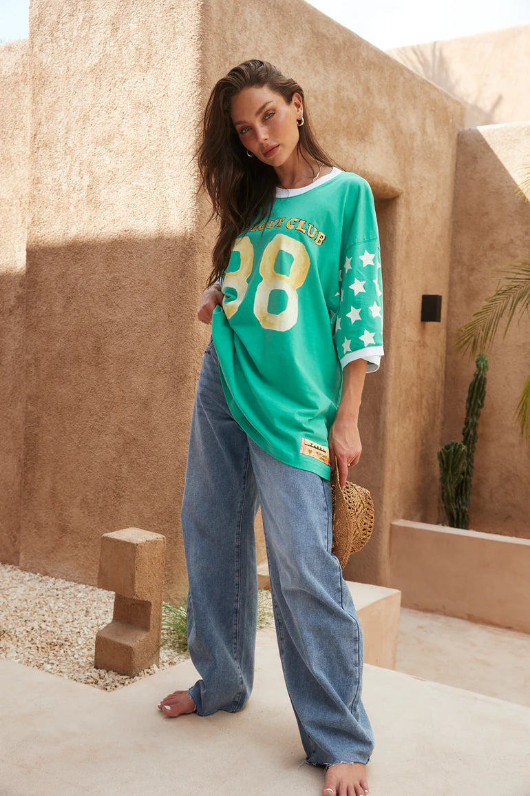 Sabbi The Very Oversized You Cute Tee Green