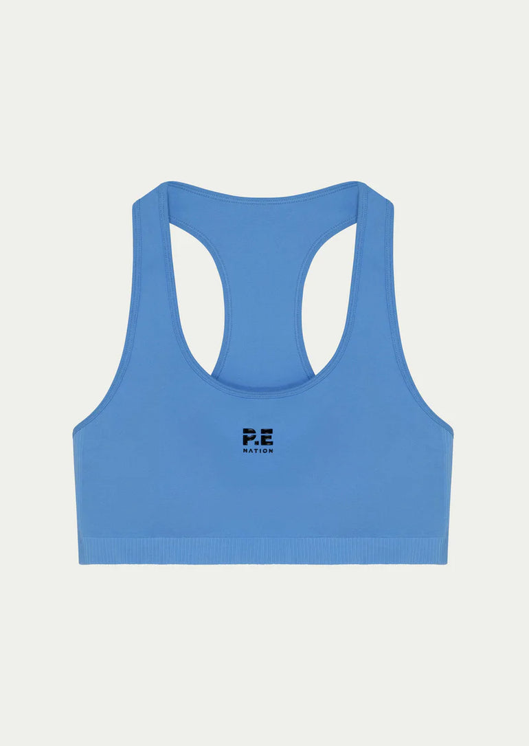 PE Nation Restore Seamless Sports Bra Cornflower Blue