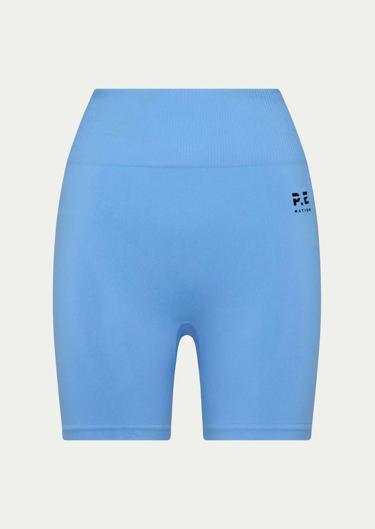 PE Nation Restore Seamless Bike Short Cornflower Blue