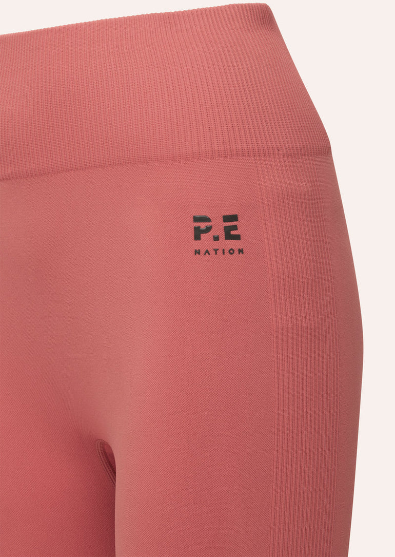 PE Nation Restore Seamless 5" Bike Short Brick Red