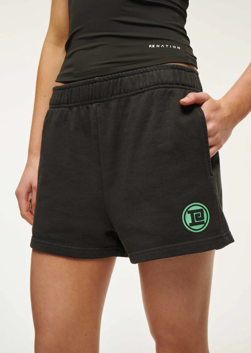 PE Nation Reverie Short Washed Asphalt