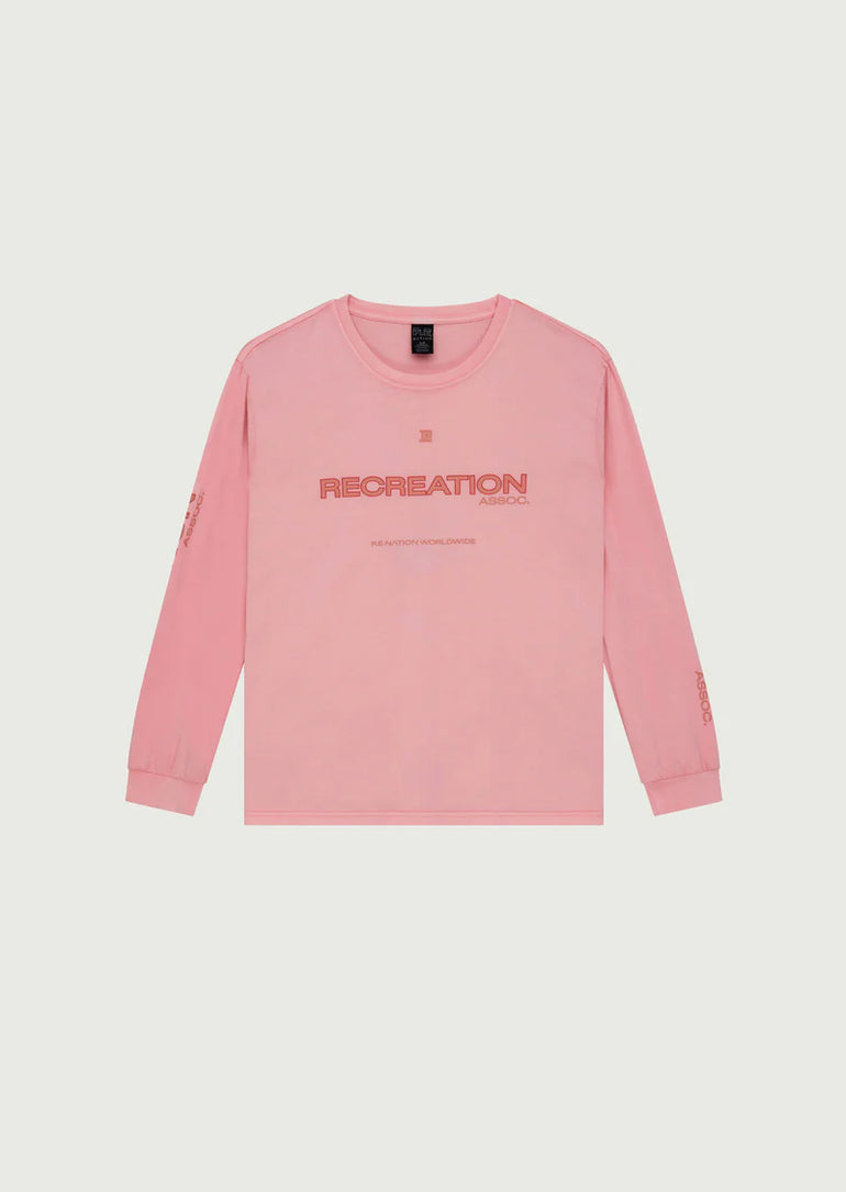 PE Nation Streamline LS Top Crystal Rose