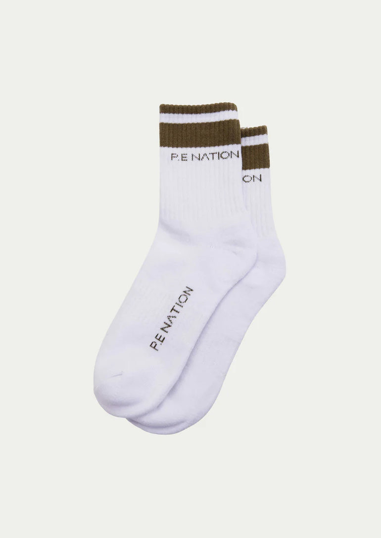 PE Nation Homage Sock Khaki