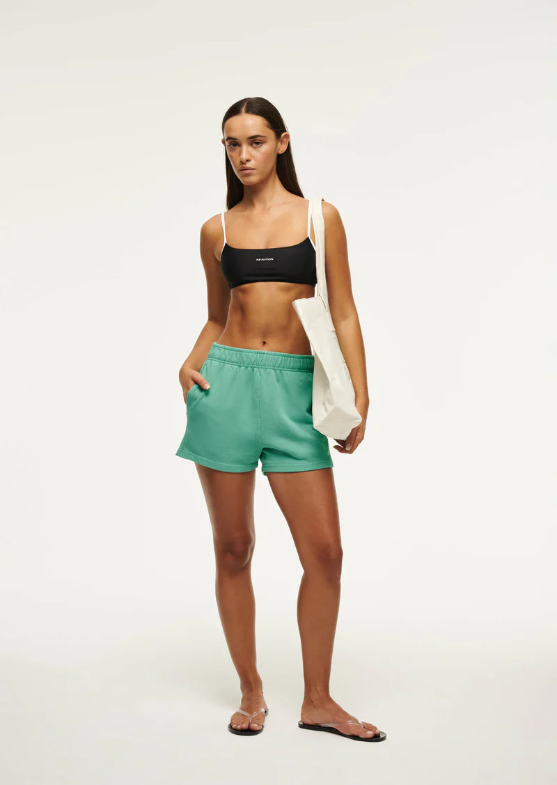 PE Nation Reverie Short Washed Evergreen