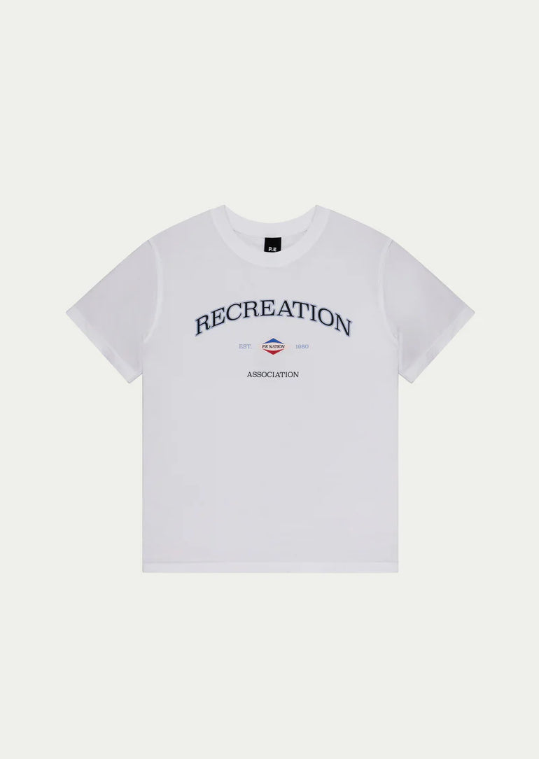 PE Nation Recreation Tee Optic White