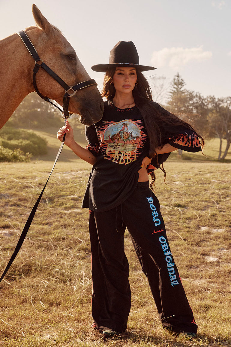 Sabbi The Chido Pants Flaming Cowboy