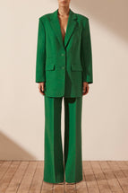 Shona Joy Irena Oversized Blazer Tree Green