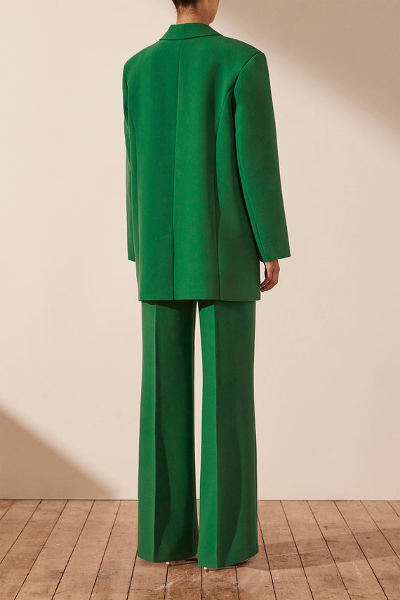 Shona Joy Irena Oversized Blazer Tree Green