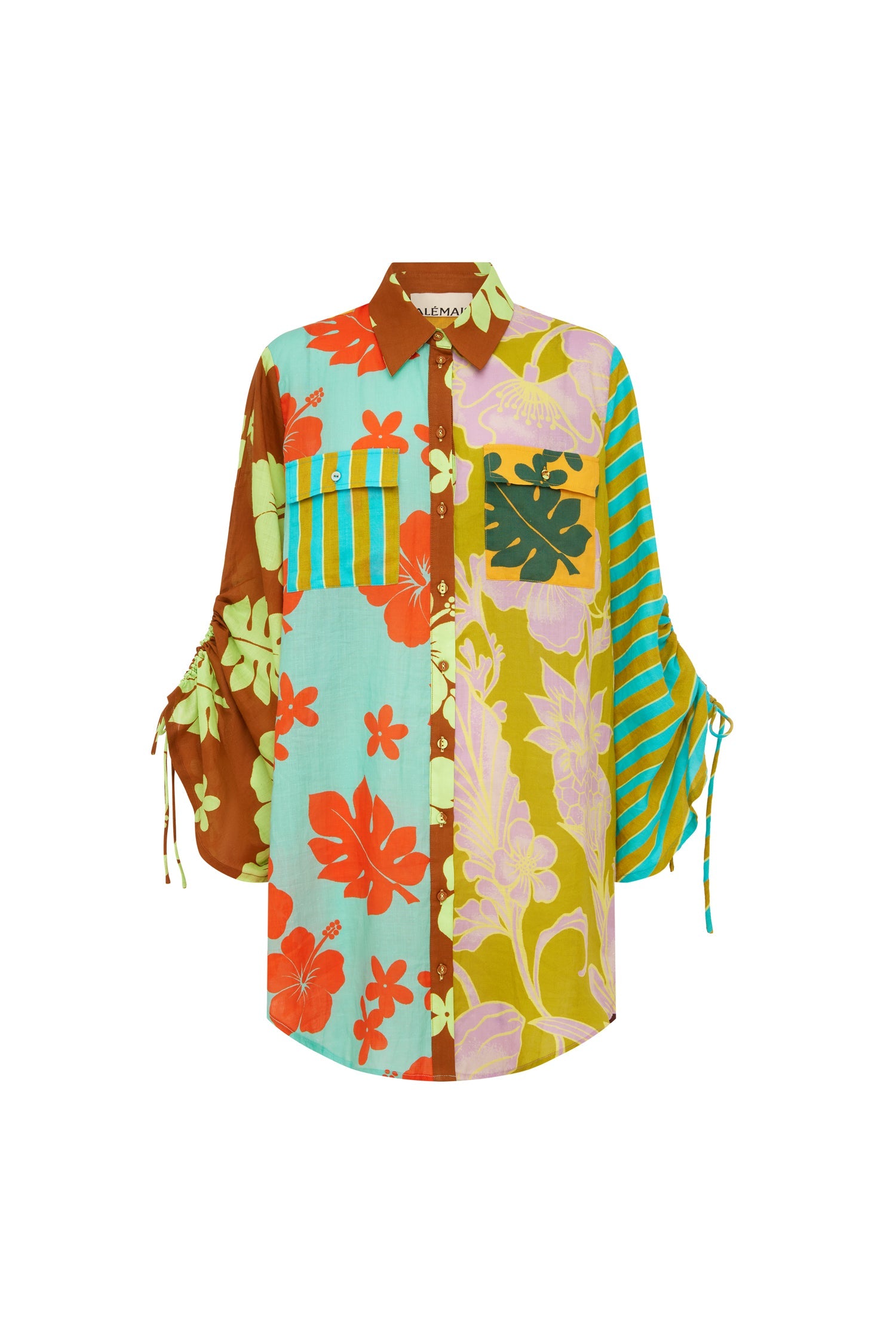 Alemais Poppy Spliced Shirt