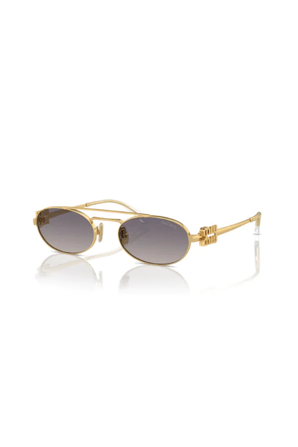 Miu Miu Sunglasses MU 54ZS Gold Blue