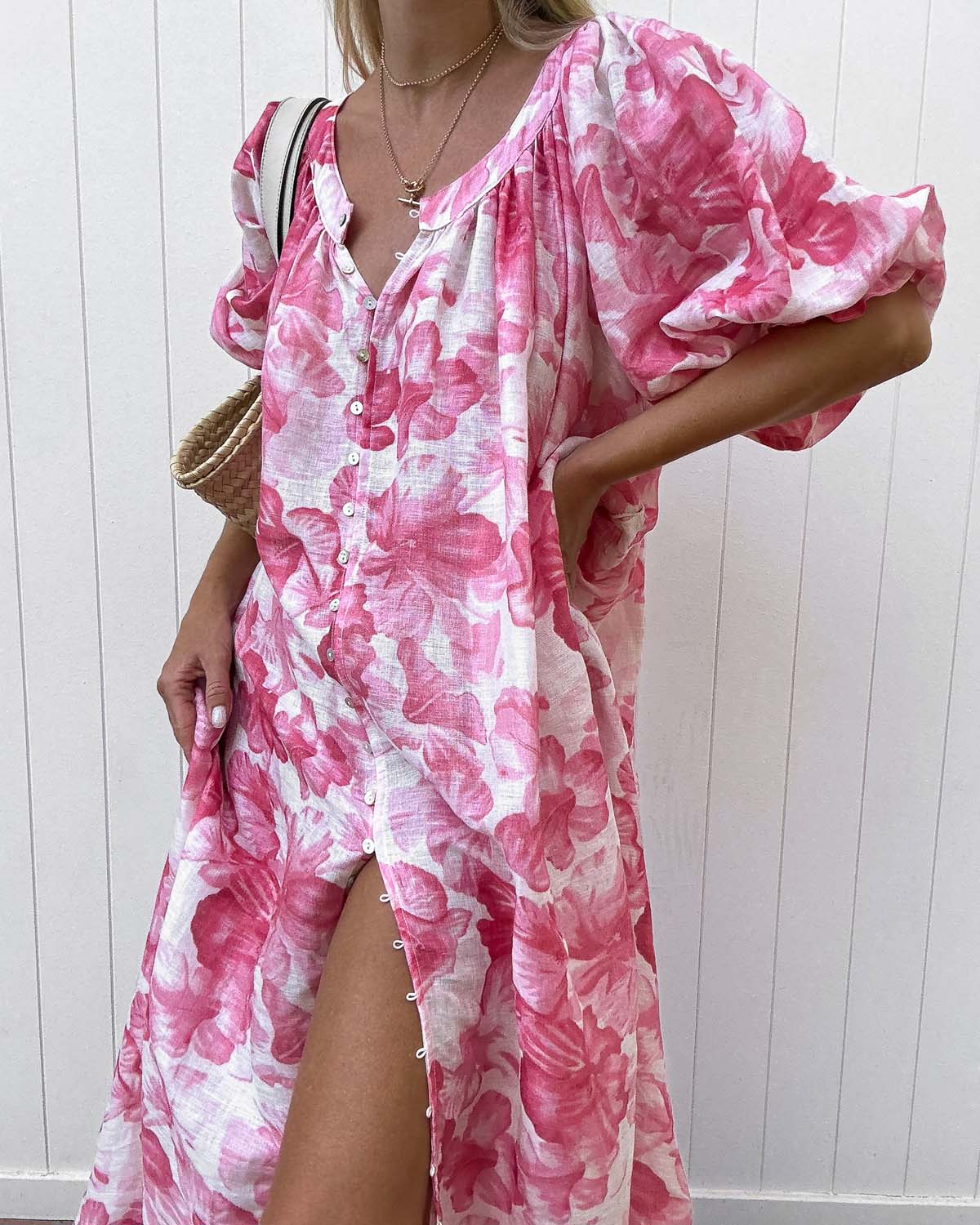 La Bohème Girls Camila Maxi Dress S/S Aloha Floral