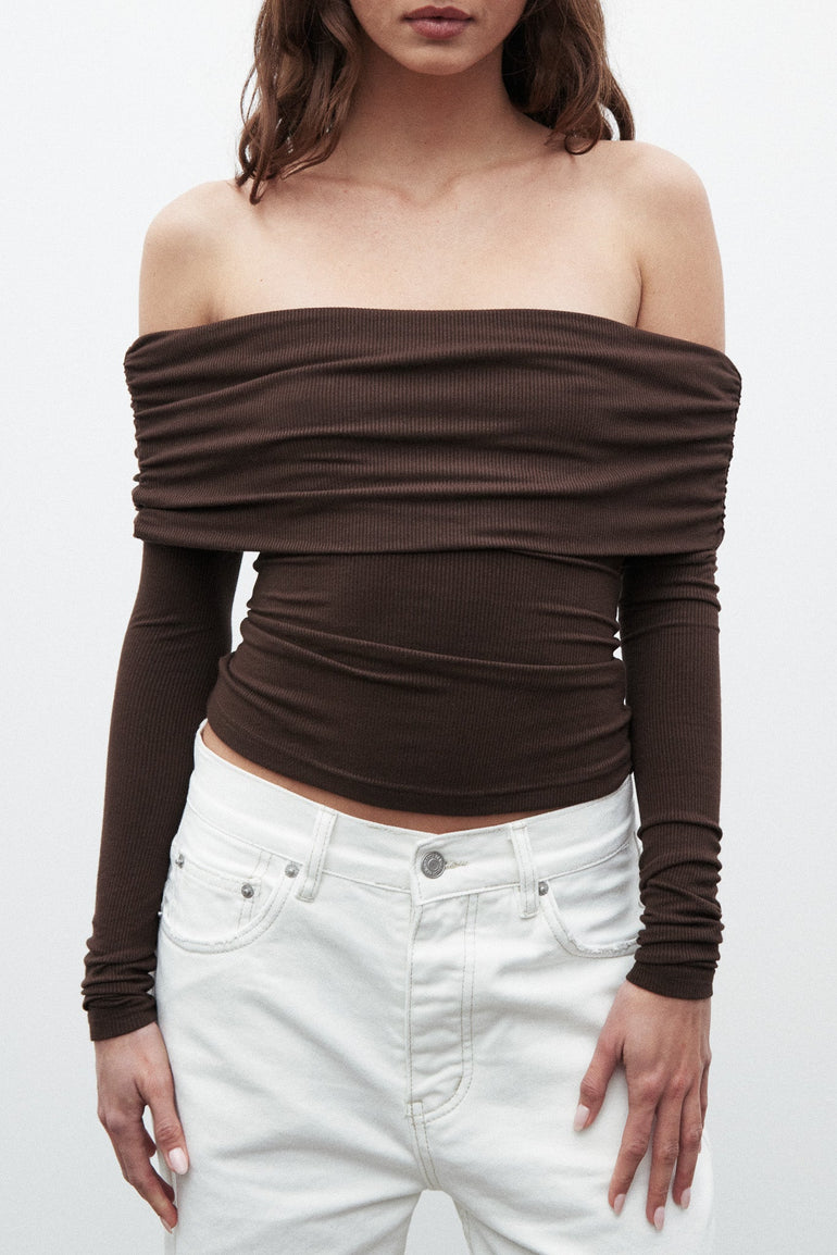 Bayse Alessandra Top Chocolate