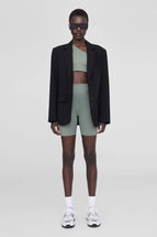 Anine Bing Blake Biker Short Artichoke