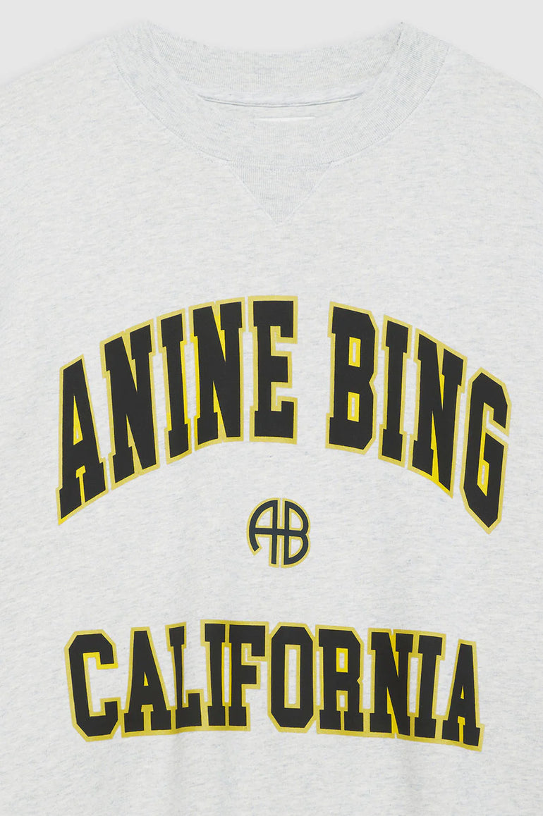 Anine Bing Jaci Sweatshirt Anine Bing California Heather Grey