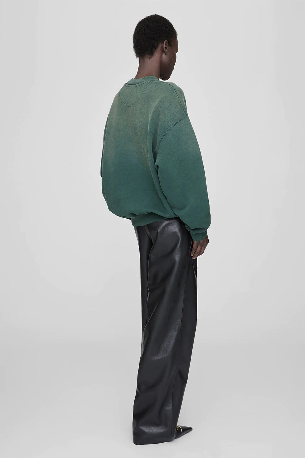 Anine Bing Jaci Sweatshirt Anine Bing California Washed Faded Green
