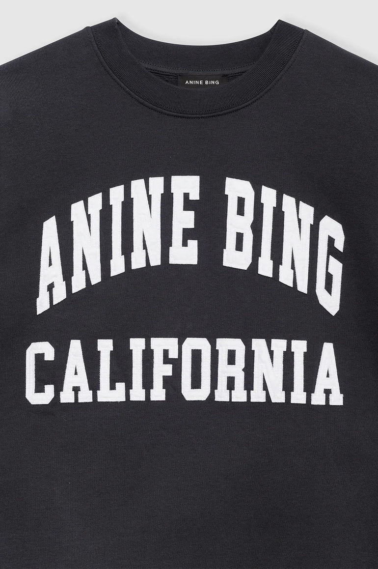 Anine Bing Miles Sweatshirt Vintage Black