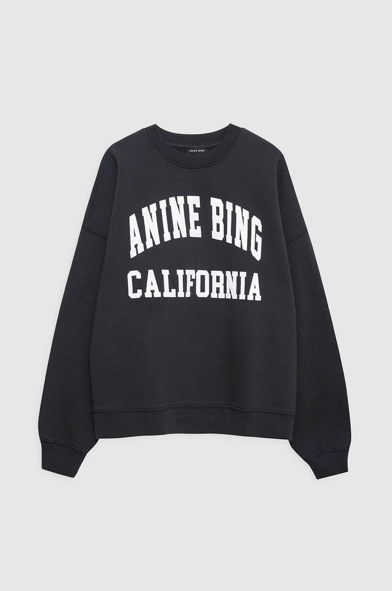 Anine Bing Miles Sweatshirt Vintage Black