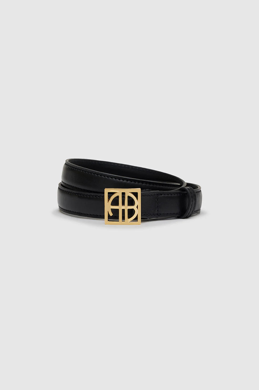 Anine Bing Monogram Belt Black