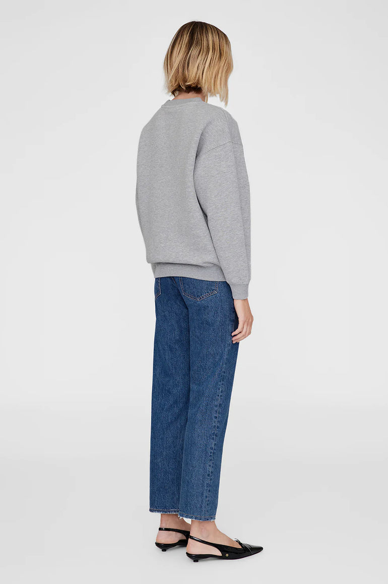 Anine Bing Spencer Sweatshirt Anine Bing Medium Heather Grey