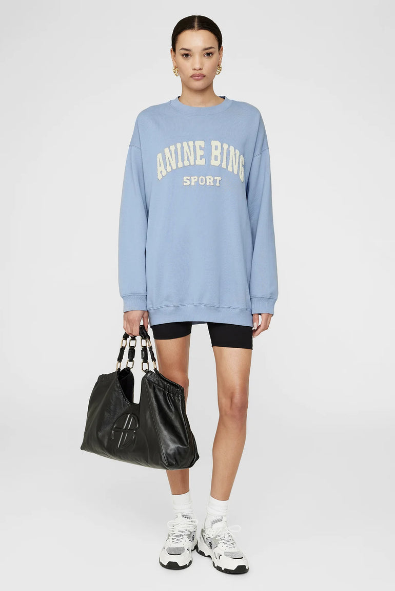 Anine Bing Tyler Sweatshirt Capri Blue