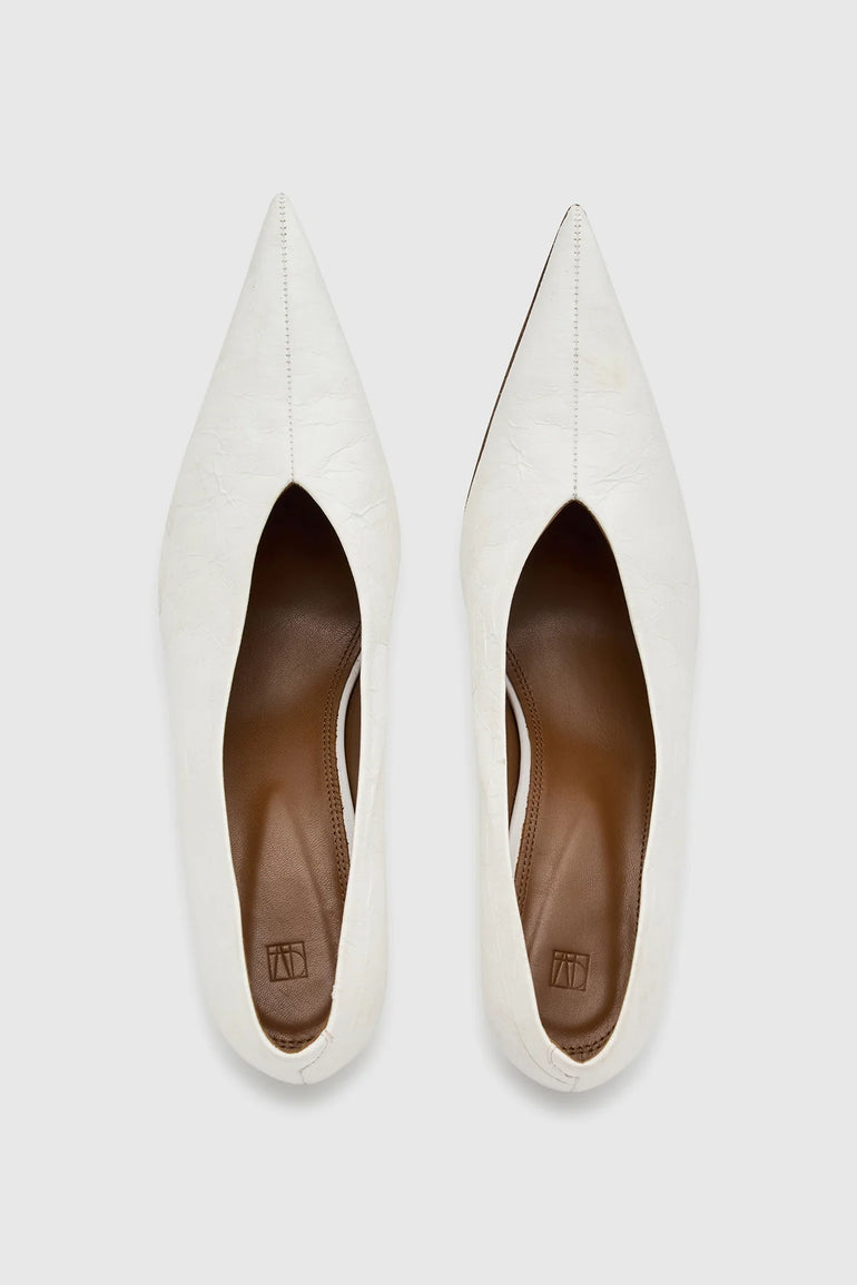 Camilla and Marc Rhys Pump White