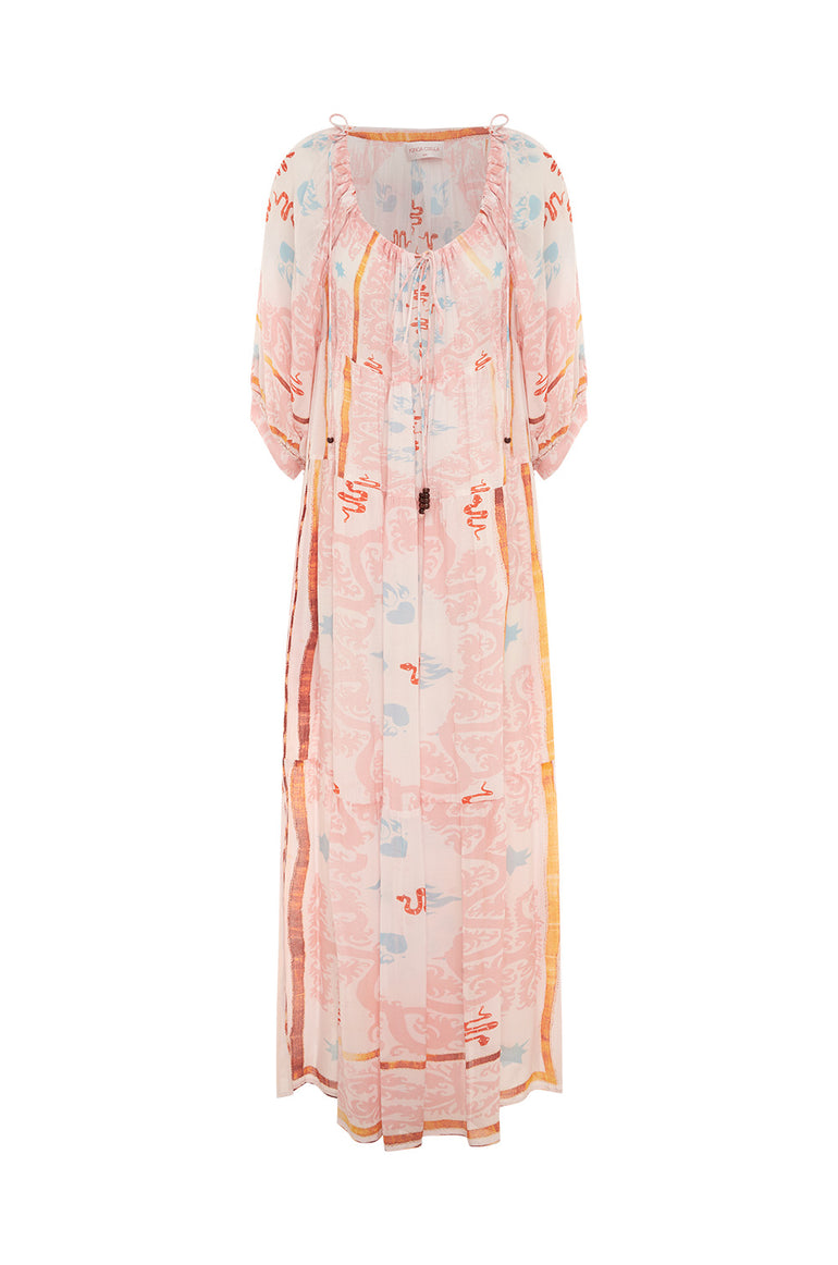 Kinga Csilla Burning Hearts Liberty Maxi Dress