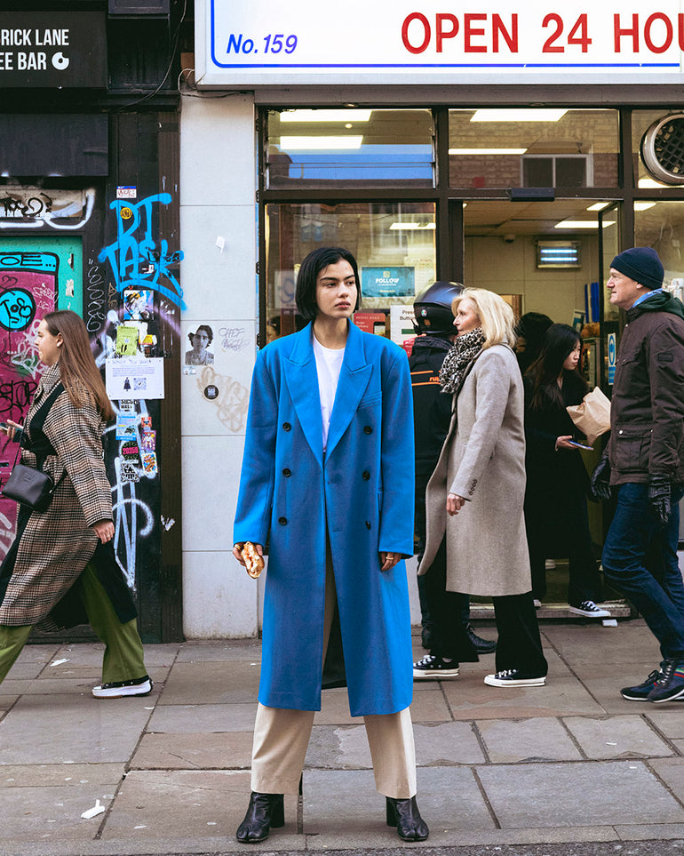Blanca Carmen Coat Blue