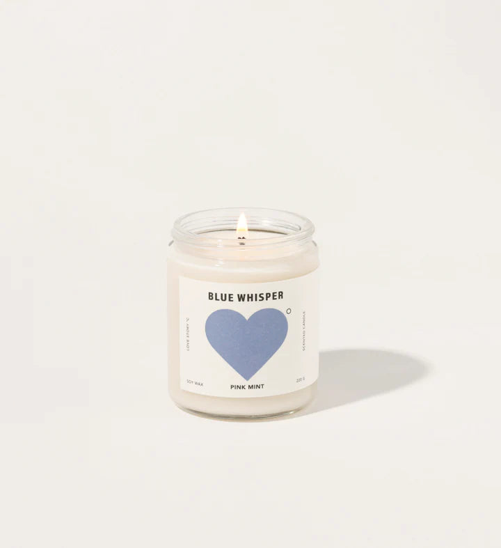 Pinkmint Blue Whisper Soy Candle 220g