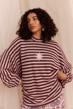 Kinga Csilla Canto Striped Knit Jumper