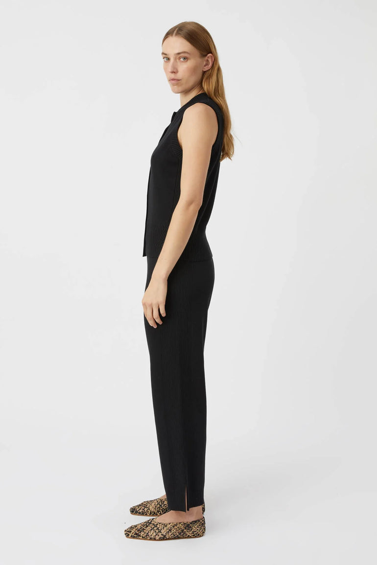 Camilla and Marc Macie Sleeveless Cardigan Black