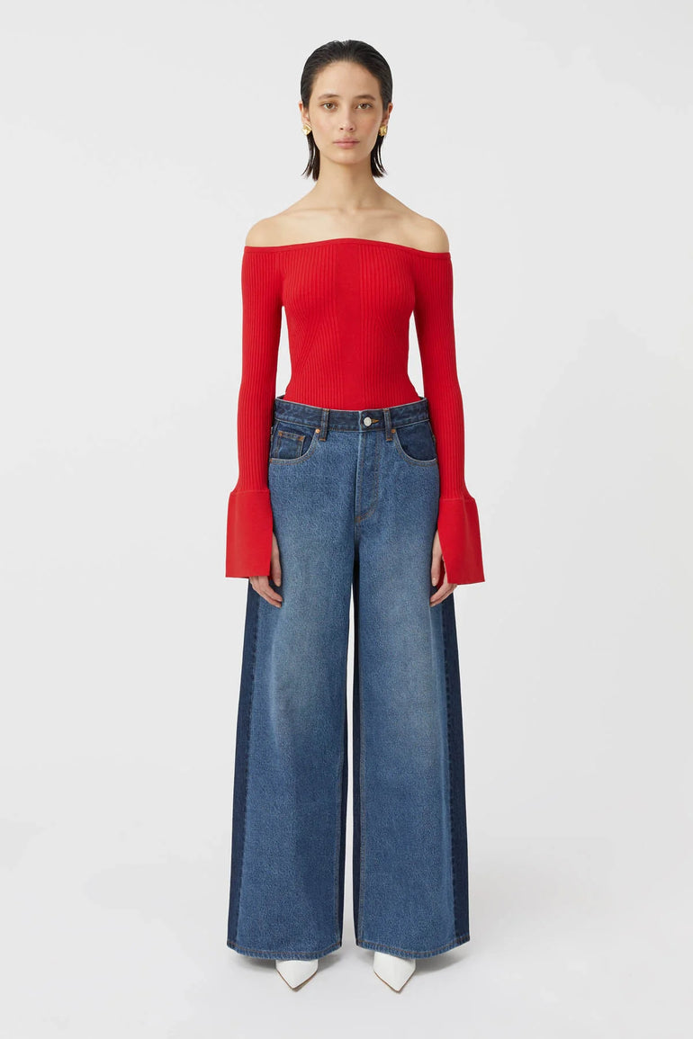 Camilla and Marc Palma Denim Jean Spliced Blue