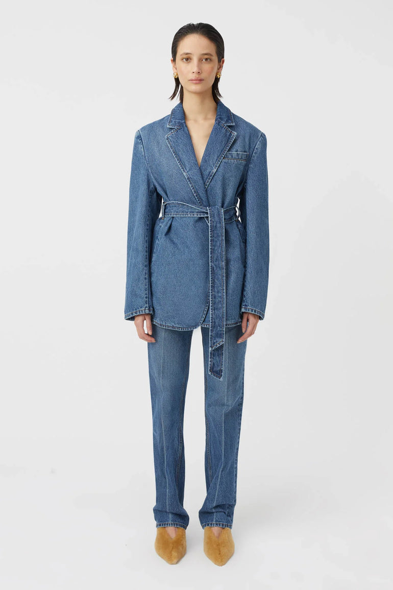 Camilla and Marc Ryland Denim Blazer Classic Blue