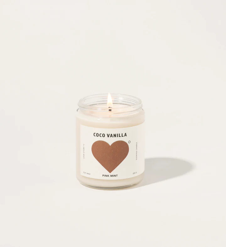 Pinkmint Coco Vanilla Soy Candle 220g