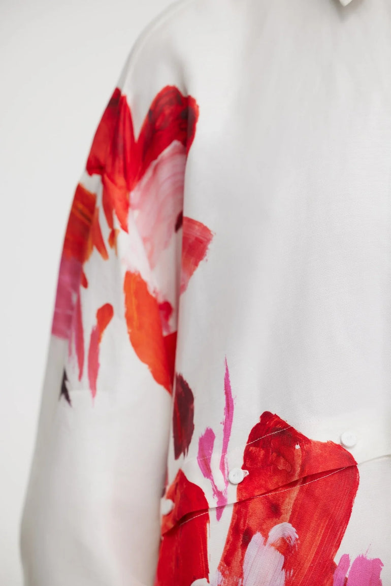 Acler Chapelhill Shirt Wildberry Bloom