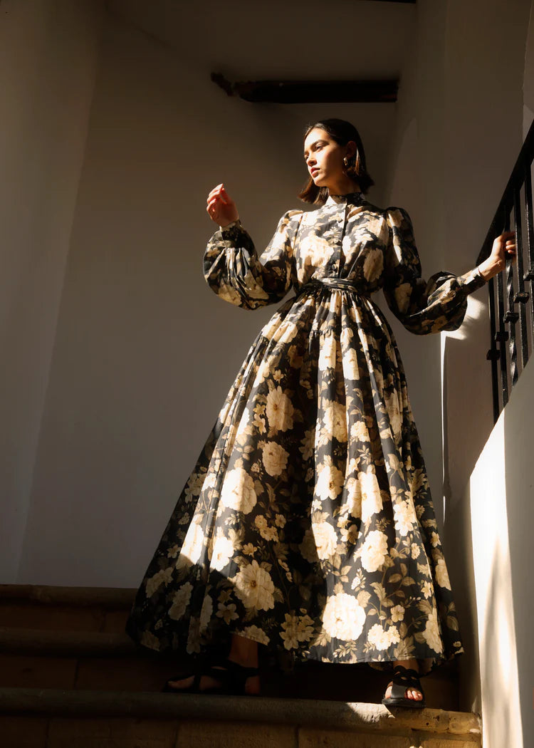 Morton Mac Adele Dress Melrose Floral